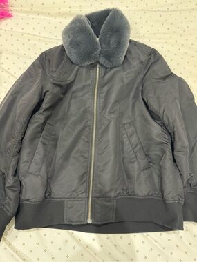 Uniqlo Black Blouson Bomber Jacket